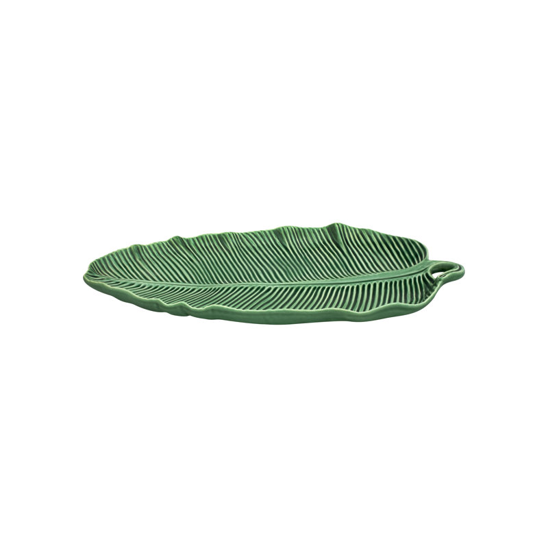 Leaves 2 Piece Banana Sculpture Set, Green