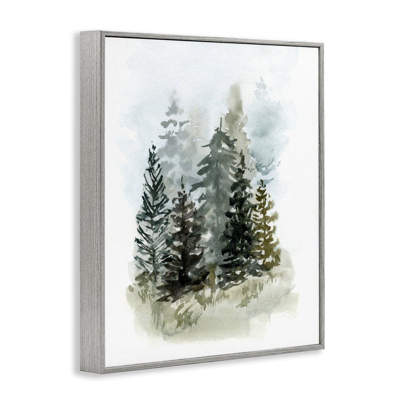 «Layered Forest Trees», estampe numérique par Victoria Barnes, Estampe numérique Farmhouse, H 30 po x l 24 po