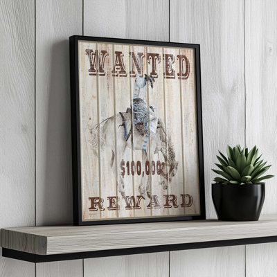 «Wanted Cowboy» par Cindy Jacobs, reproduction d'art