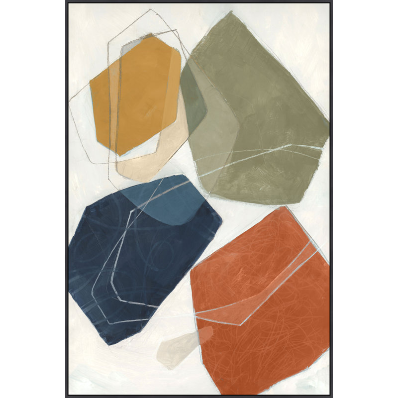 «Joy Fills Shapes III» par Richard Ryder - Peinture sur toile