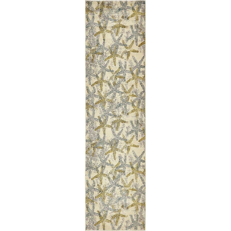 Higley Abstract Indoor Rug, Runner 2'7" x 10'