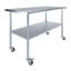 Table en acier inoxydable avec roulettes-102923277