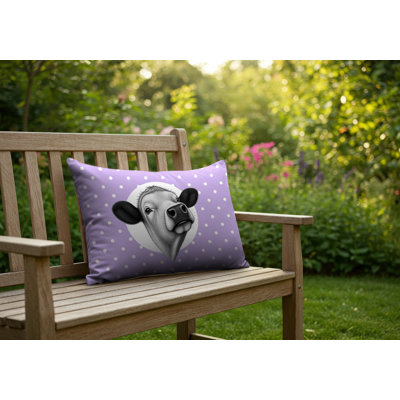Coussin réversible intérieur / extérieur Cow