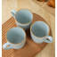 Delaenie Handmade Stoneware Porcelain Coffee Mug Teacup and Saucer-123292865