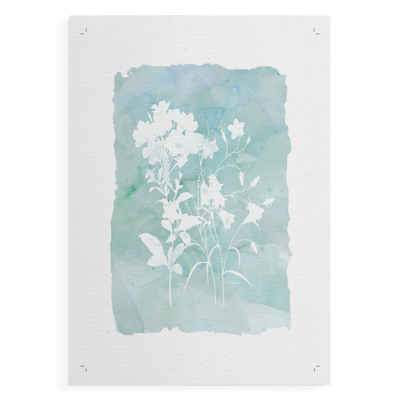 Silhouette Botanical IV - reproduction de toile seulement - non encadrée, H 36 po x l 24 po