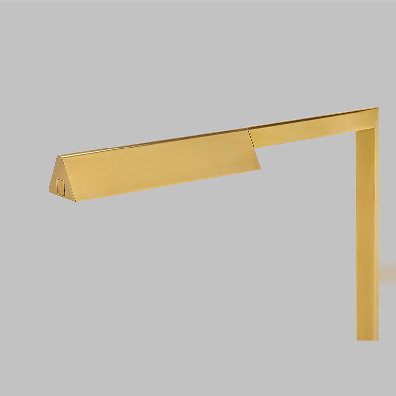 Sean Lavin Dessau Floor Lamp, Natural Brass, 46"
