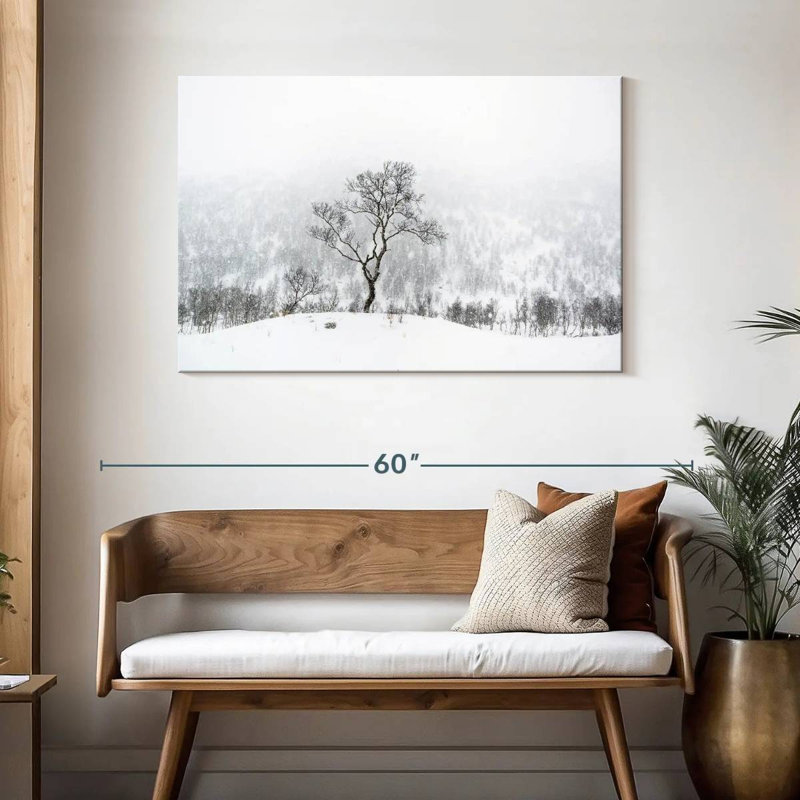 Alvord Tree Standing Alone, 30" H x 45" W