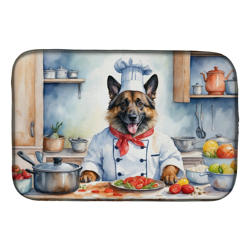 Belgian Tervuren The Chef Dish Drying Mat
