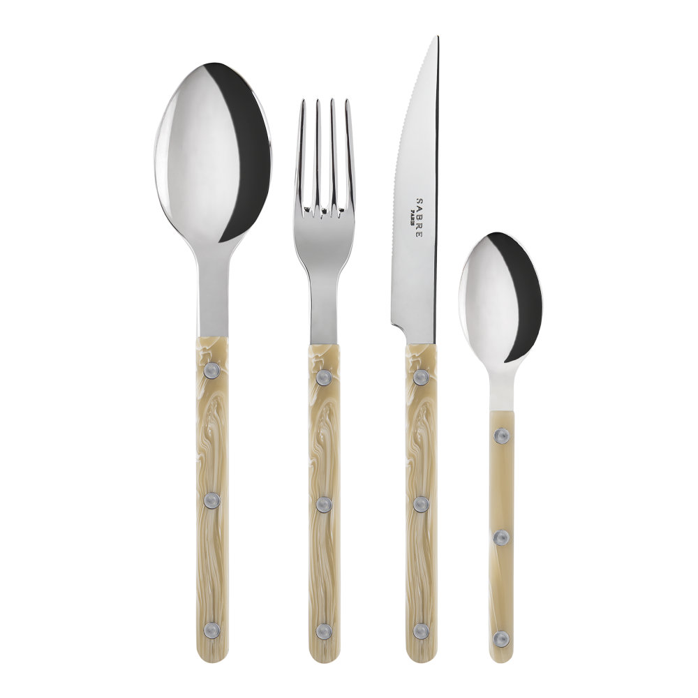 Sabre Paris - 24 Pieces Cutlery Set Bistrot Shiny Solid & Reviews | Wayfair.co.uk