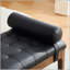 Banc de lit 66 po en cuir de nano avec capitonnage et appui-tête-133331847-133331848