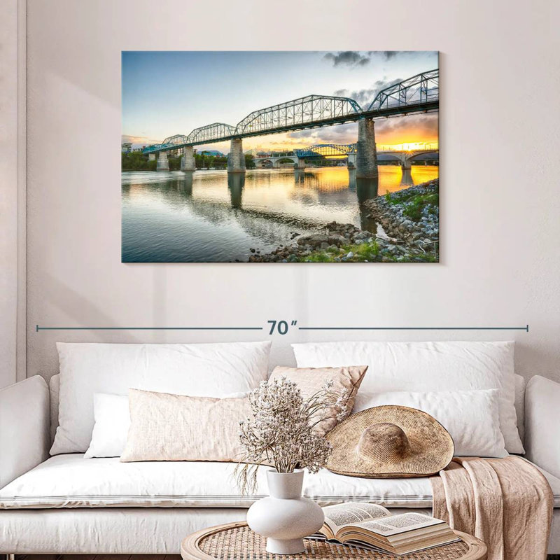 Pont de la rue de Sirci au Tennessee, H 30 po x l 45 po