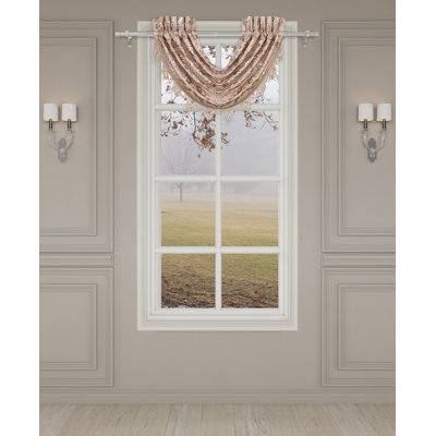 Rosewater Window Waterfall Valance
