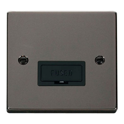 Black Nickel 13A Fused Connection Unit