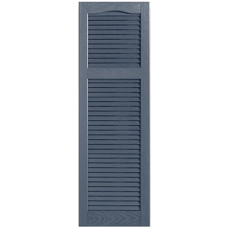 Paire de volets à persiennes style cathédrale, 9", 40 po, Indigo