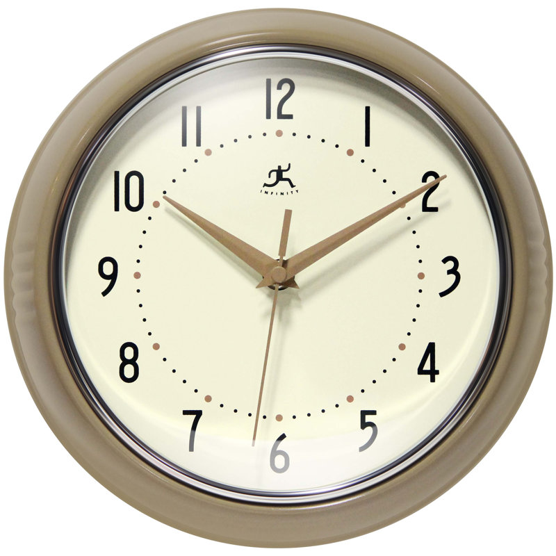 Horloge murale Desdra, Café au lait, Petit