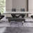 Cialan Faux Leather Upholstered Bench with Stainless Steel Frame-1685222767-1689387074