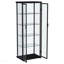 Vitrine noire à 4 tablettes