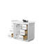 Meuble-lavabo sur pied simple 42 po avec comptoir en quartz 42 po-92723715-92723716-97985796