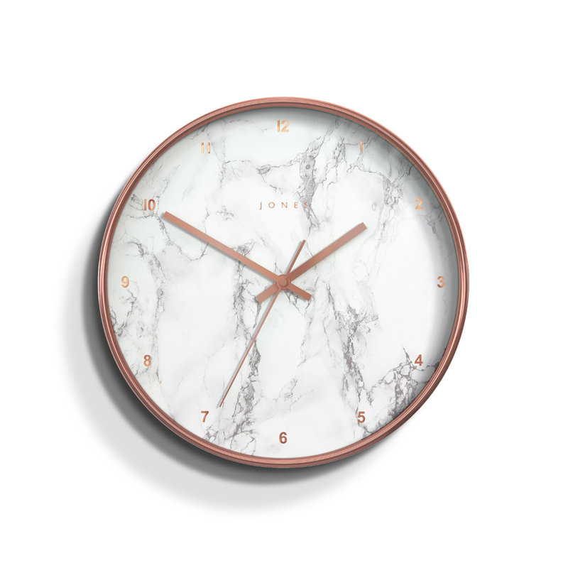 Acrylic Wall Clock, Rose Gold