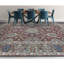 Tapis brun et vert de haute qualité noué à la main