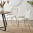 7-Piece Glass and Metal Dining Table Set with Upholstered Dining Chairs and Rectangular Table-1511920033-1511920043-1489411996