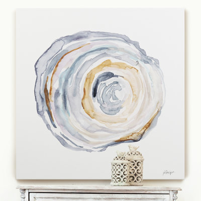 Watercolor Tree Ring IV - reproduction d'art sur toile