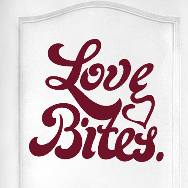 Love Bites Door Room Wall Sticker