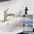 Single Handle Stainless Steel Bathroom Sink Faucet with Pull-Out Sprayer-111170887