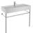 Scarabeo By Nameeks Teorema 18'' White Ceramic Rectangular Bathroom Sink with Overflow-20639284