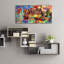 Hokku Designs «Brawl 1» par Murray Henderson, art mural acrylique sur verre, ACR-37577-391455024