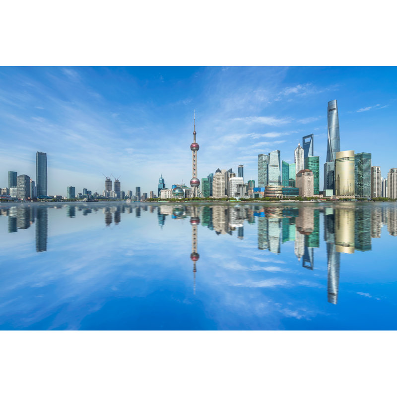 Havel Shanghai by Hallojulie - Wrapped Canvas Print, 30cm H x 46cm W
