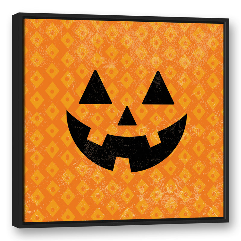 « jolie jack o’lantern », impression, H 31,75 po x l 31,75 po, Cadre noir