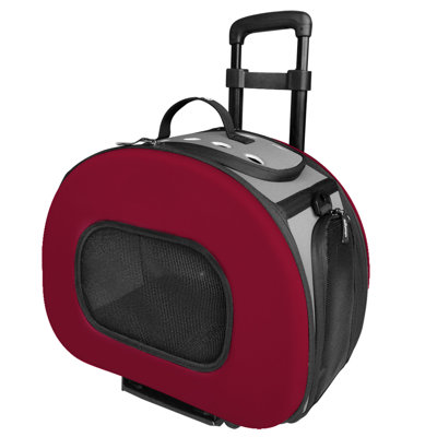 Pet Life ToughShell Wheeled Collapsible Final Destination Pet Carrier