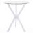 35" Glass Top Bar Table