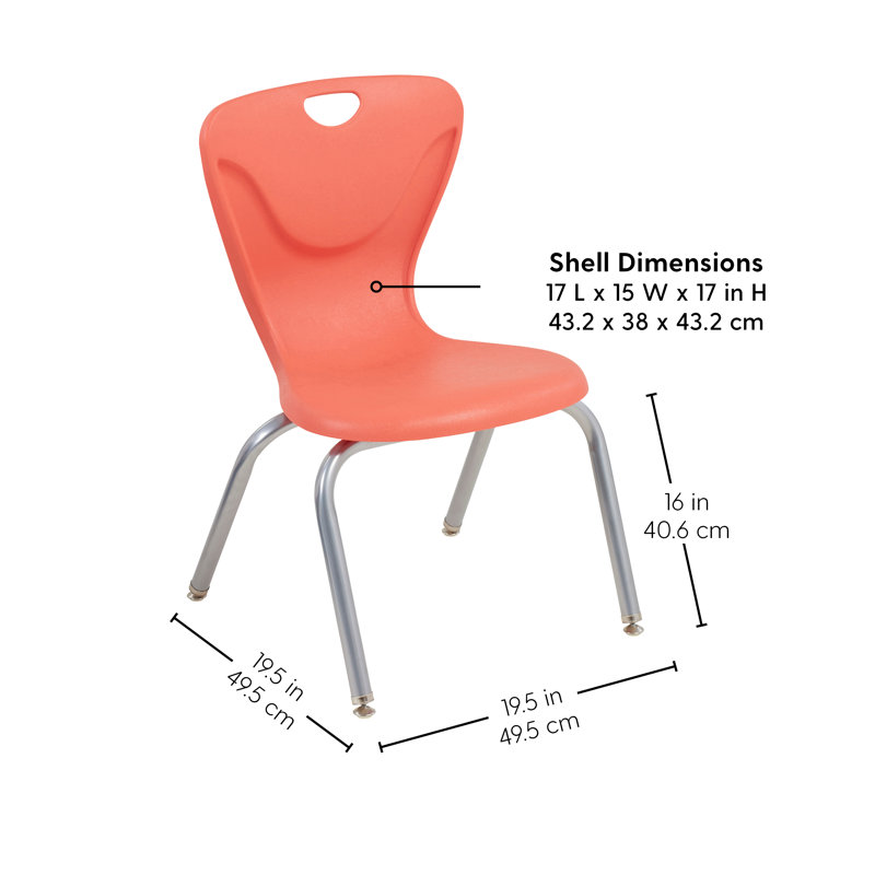 Fauteuil Contour avec glissières pivotantes, 16 po, Mandarine