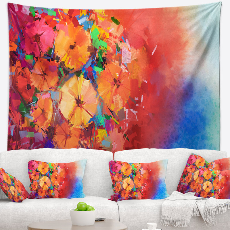 Bouquet de fleurs de gerbera Floral, H 68 po x l 80 po