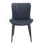 Ensemble de 2 chaises de salle à manger: similicuir style moderne Mid-Century-1522723092
