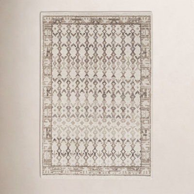Lennex Hand-Knotted Geometric Wool Rug