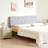 Light Grey Full Size Headboard, Diamond Tufted Headboard For Full Size Bed, Headboards With Steel Frame, W 56.3 X H (35.6-47.4) In, Adjustable Height