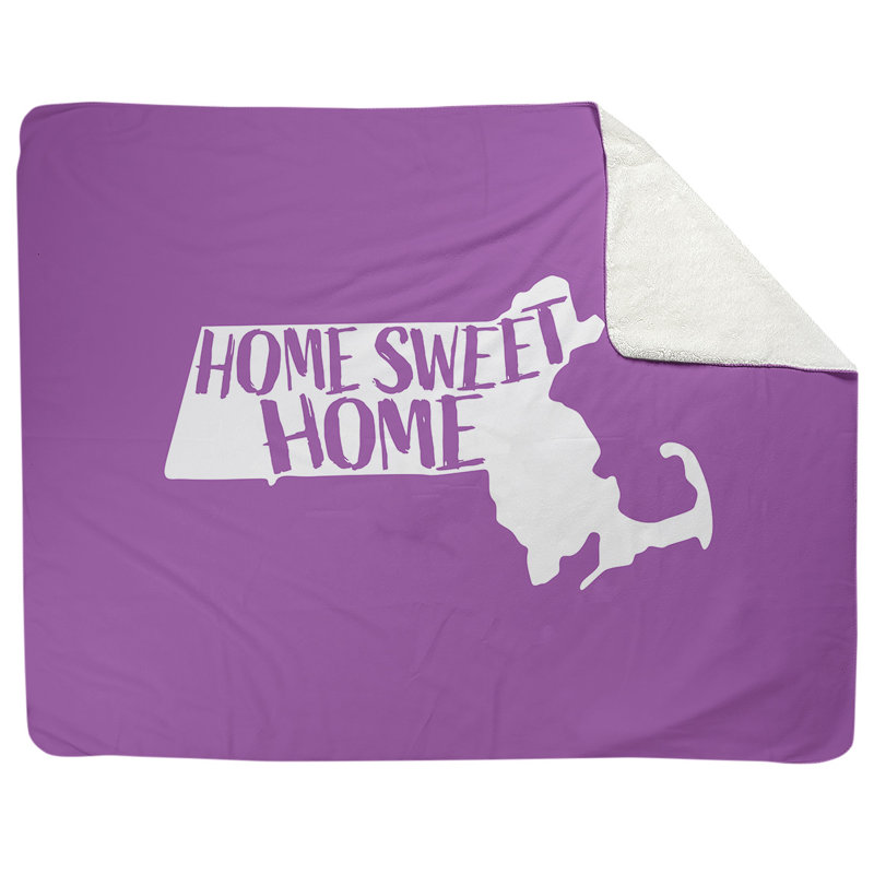 Jeté polaire home massachusetts, l 52,5 po x L 62,5 po, Bleu sarcelle