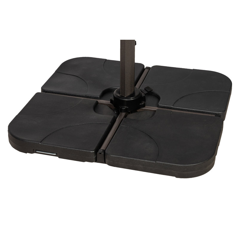 Water Fillable Base For Cross Base Cantilever Paraso Set of 4, With Carry Handle