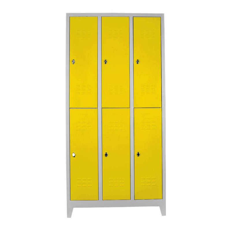 Armoire de rangement Locker, H 78,7 po x l 38,2 po x P 14,6 po, Jaune