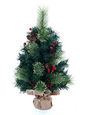 Artificial Pine Christmas Tree, 1.97ft H