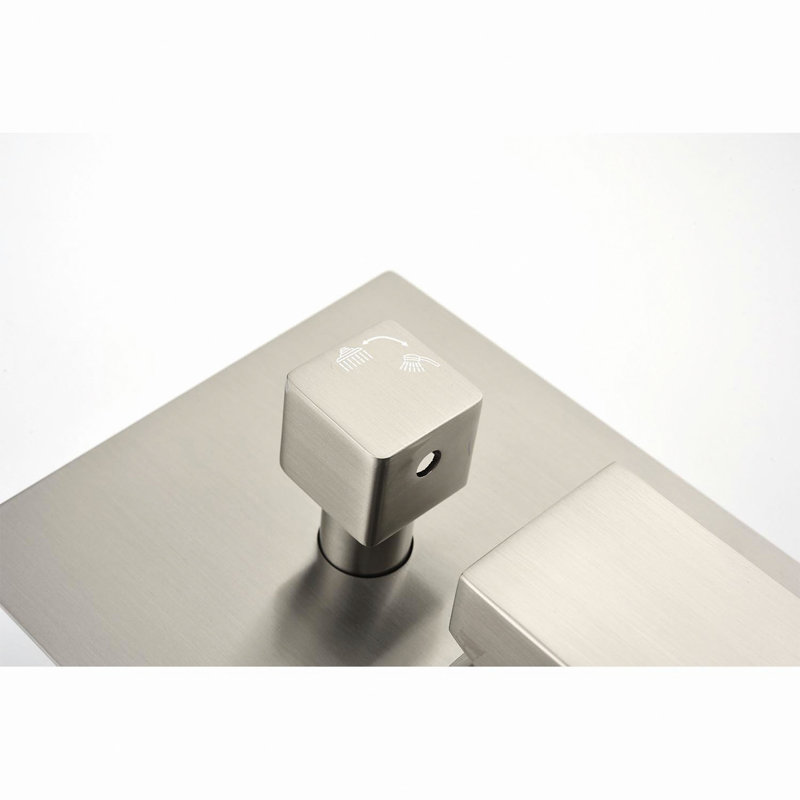 Système de pomme de douche 12 po, Brushed Nickel