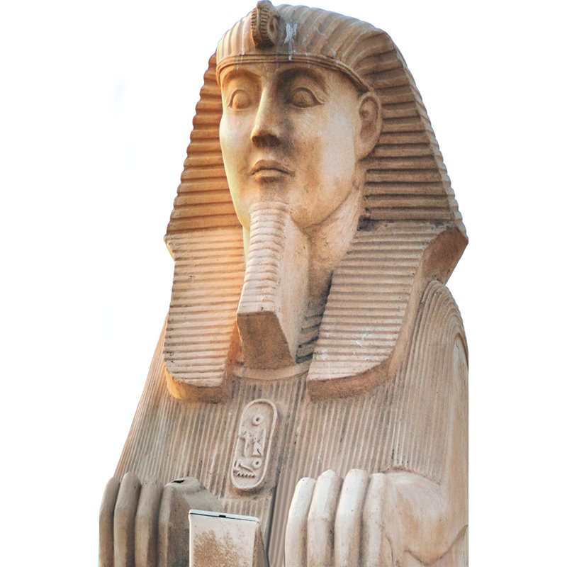 Sphinx égyptien antique en carton
