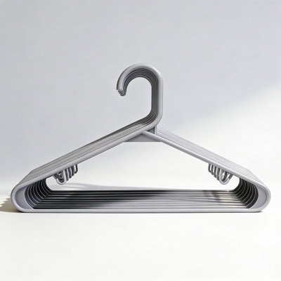 Space Saving Clothes Hangers 20 Pack, Durable Slim Plastic Hangers With Non-Slip Hooks For Shirts, Pants, Dresses, Closet Organizer And Storage Essentials
