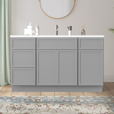 Base de meuble-lavabo simple 54 po seulement