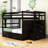 Jarron Kids Full Over Full Bunk Bed with Trundle with Drawers-1918376756