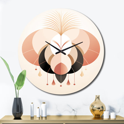 Curtistine Metal Wall Clock