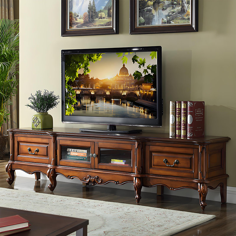 Table à thé et meuble télé 86,61 po, H 19,69 po x L 86,61 po x l 18,11 po